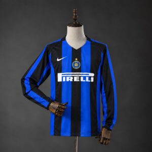 Camiseta Inter Milán 04-05 Local Manga Larga