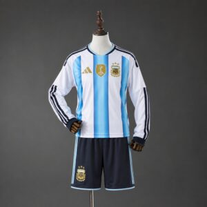 Equipación Niño Argentina 2026 Local Manga Larga