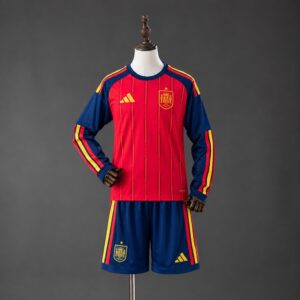Equipación Niño España 2026 Local Manga Larga